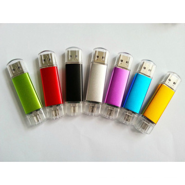 Ept 2 en 1 plastique OTG USB Pendrvive